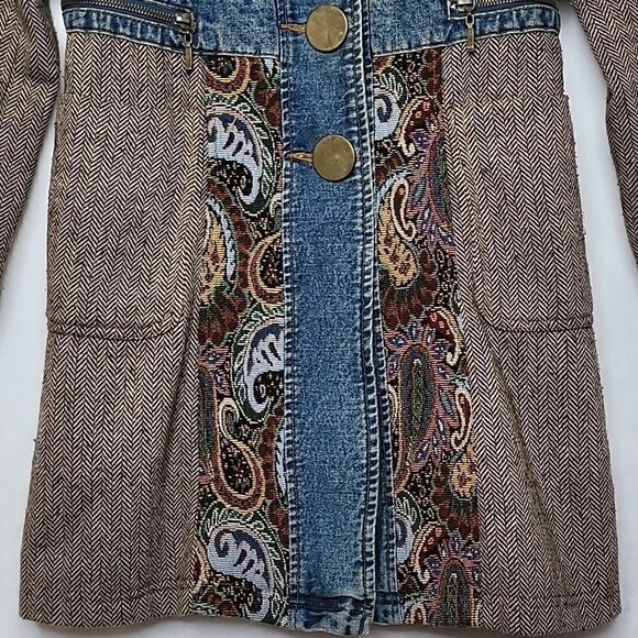 Vintage Sylvia's 90s Y2K Jacket Size Medium - Picture 3 of 9